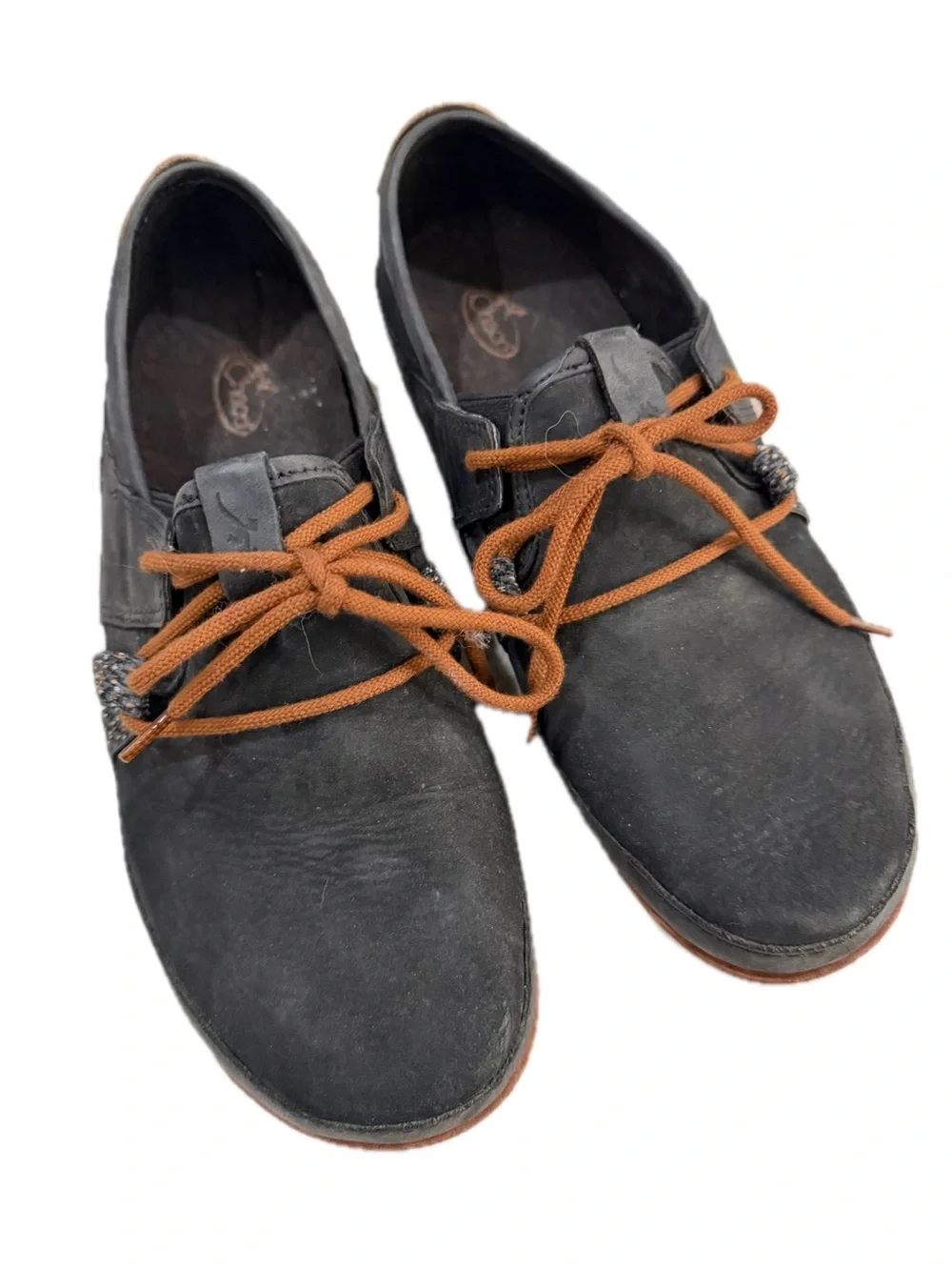 Chaco Women’s 8.5 Black Suede Harper Lace Up Loafer Flats
